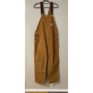 Carhartt Duck Bib Overall. Size 40x32.